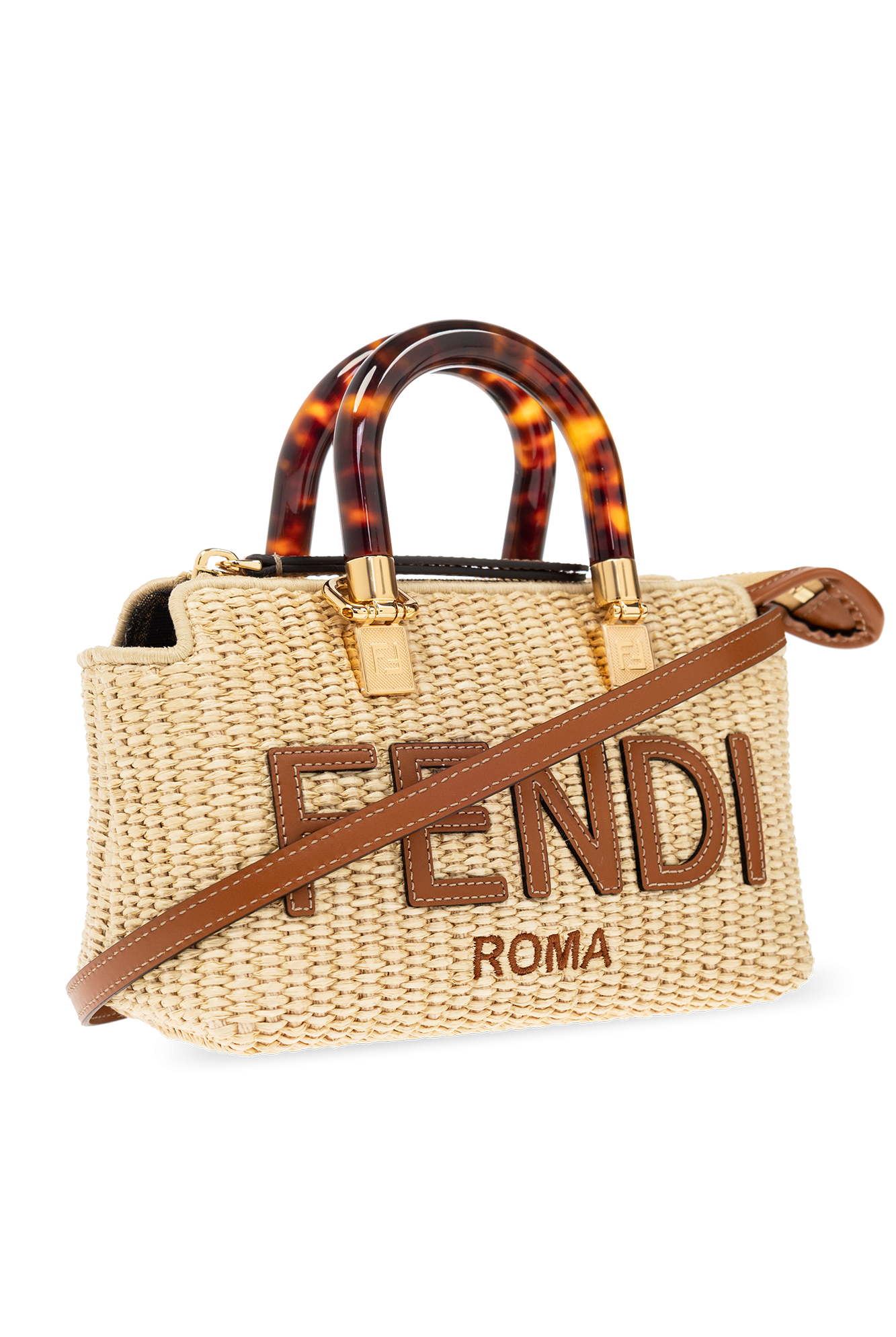 Fendi deals raffia bag